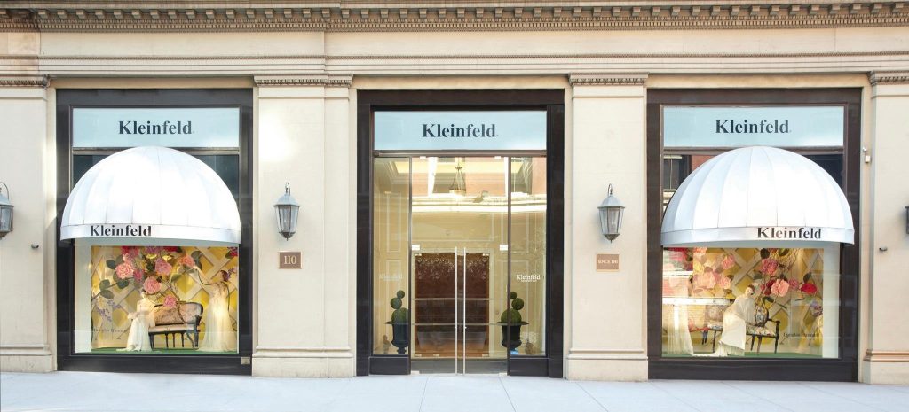 In questa immagine lo store di New York in cui verrà venduta la collezione Kleinfeld by Maison Signore 