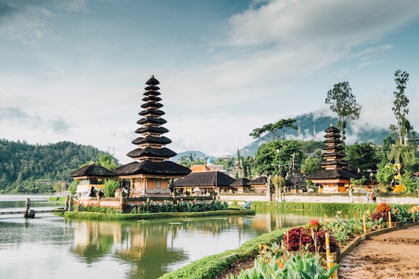 In questo scatto, la Pagoda di Bali