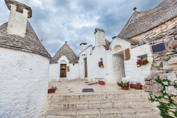 In questa foto i trulli di Alberobello, in Puglia