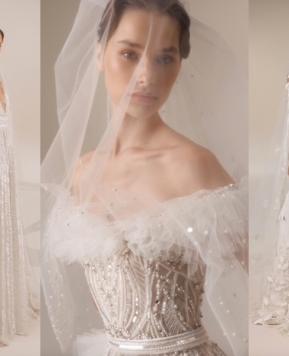 Abiti da sposa Elie Saab 2023, estetica armonica e bellezza idilliaca