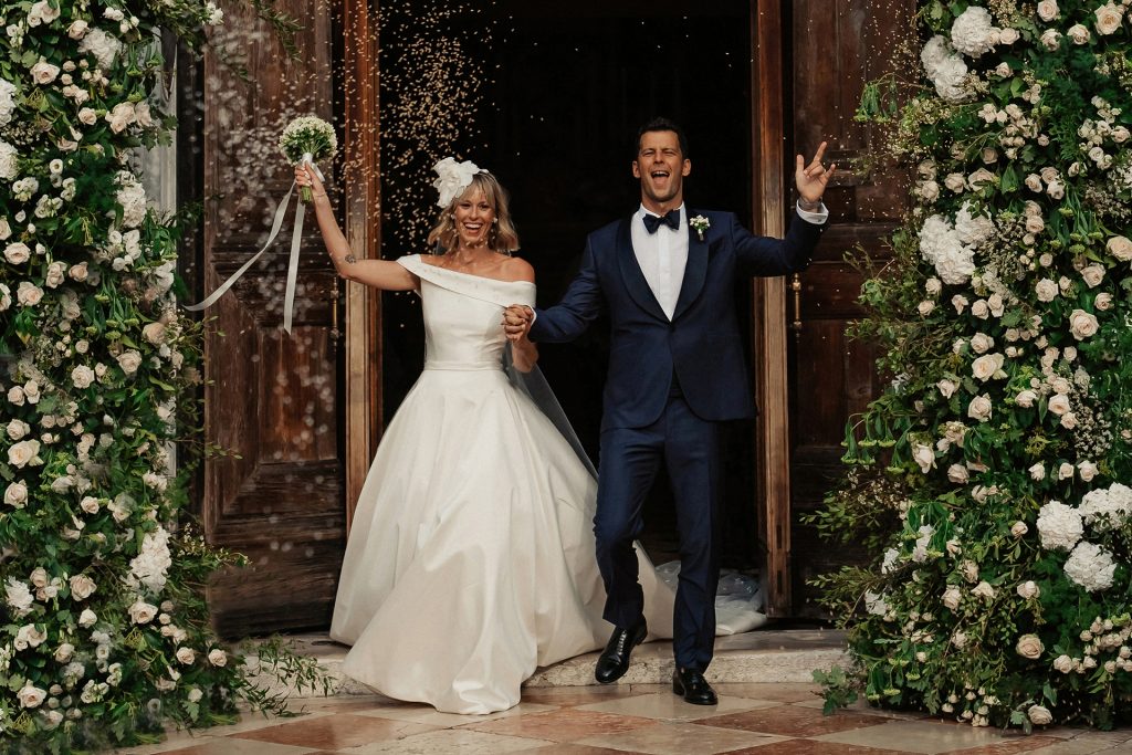 Una foto delle nozze di Federica Pellegrini e Matteo Giunta realizzata da Daniele Torella, tra i fotografi di matrimonio a Roma iscritti a ANFM