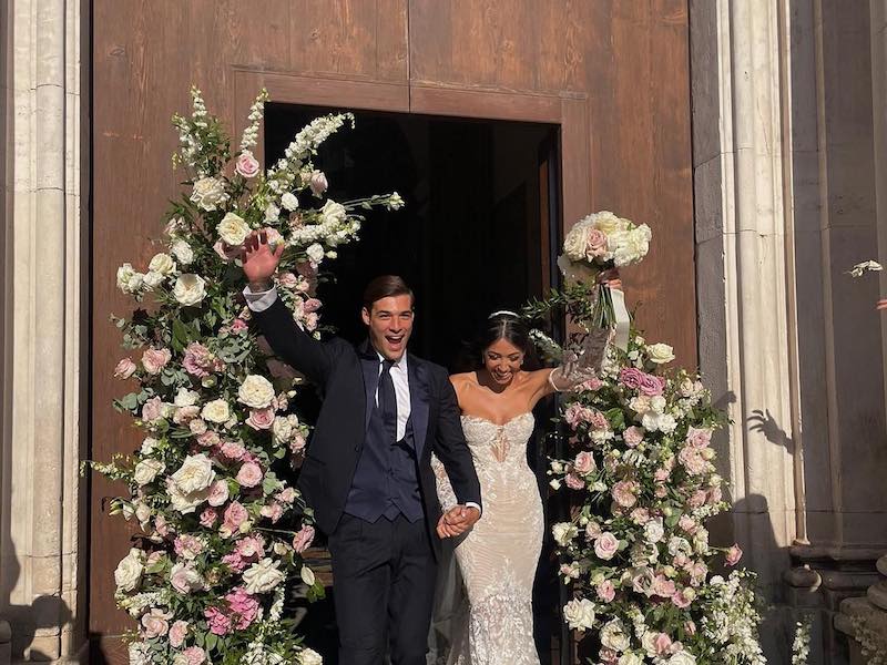In questa foto il matrimonio di Virginia Mihajlovic con Alessandro Vogliacco