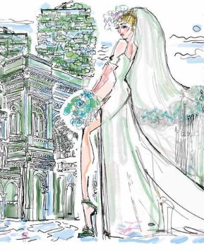 La moda sposa incontra Milano, al via la campagna del Sì Sposaitalia 2024