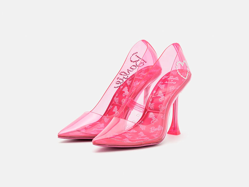 In questa foto un paio di scarpe dedicate a Barbie, di Aldo