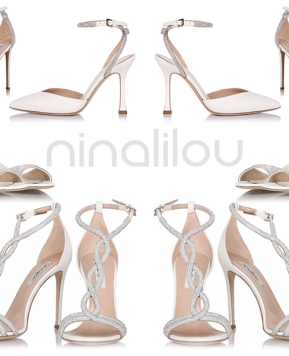 Glamour e iper femminili, le scarpe da sposa Ninalilou sono “What Women Want”