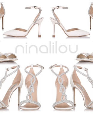 Glamour e iper femminili, le scarpe da sposa Ninalilou sono “What Women Want”