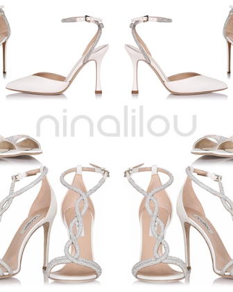 Glamour e iper femminili, le scarpe da sposa Ninalilou sono “What Women Want”