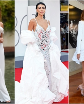 Look Festival Venezia 2023, i brand della moda Bridal vestono le celebs sul red carpet