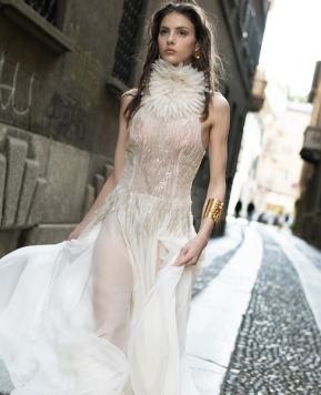 Abiti da sposa su misura Le Fate Milano: la scelta couture