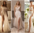 Tutte pazze per gli abiti da sposa con spacco 2024, il dettaglio must-have