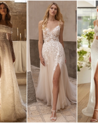 Tutte pazze per gli abiti da sposa con spacco 2024, il dettaglio must-have