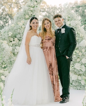 Matrimonio di Carlotta e Federico, il sogno Total White di Giovanna Damonte