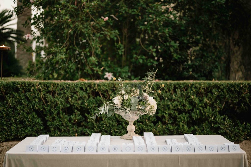 In questa immagine gli allestimenti realizzati dalla Wedding Planner Cinzia Grillo
