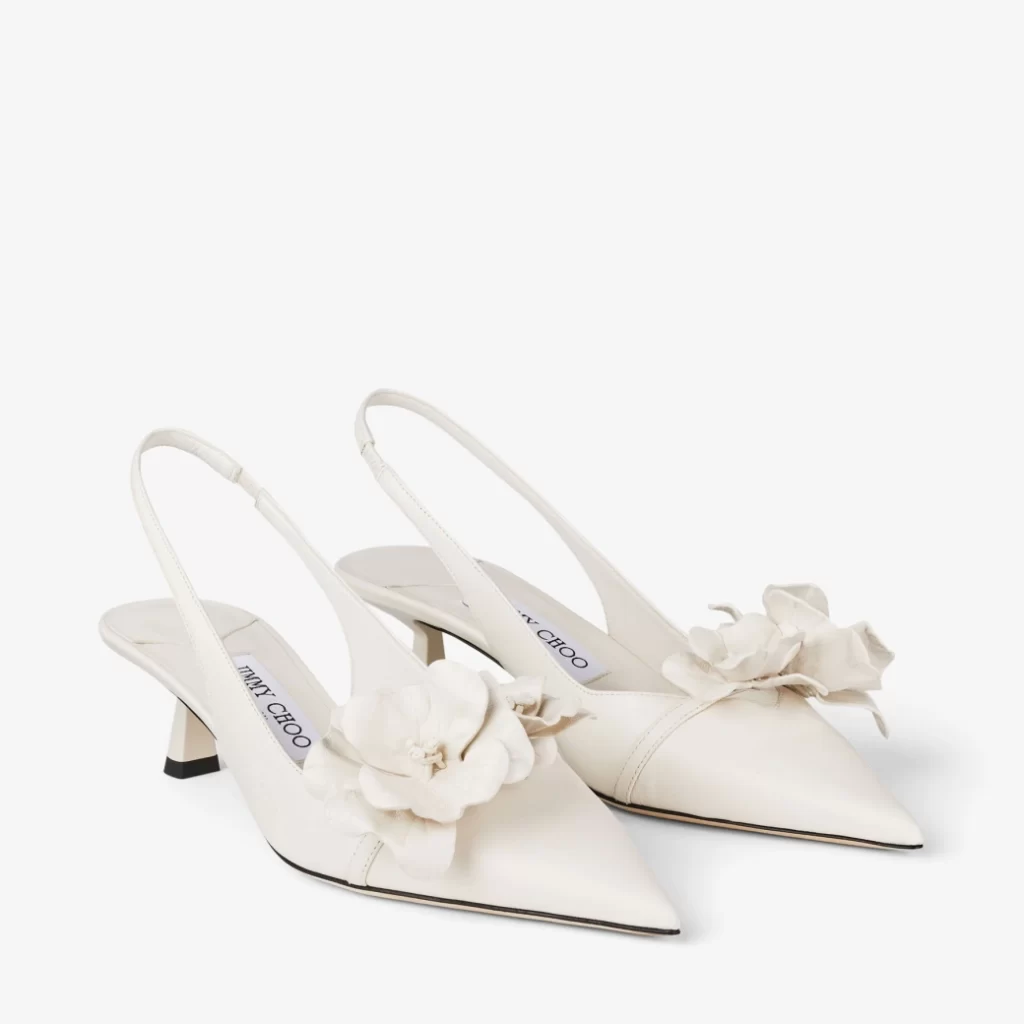 Scarpe sposa con fiore jimmy choo