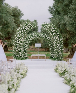 Giulia e Federico, come una favola magica il matrimonio in Puglia di Silvia Slitti