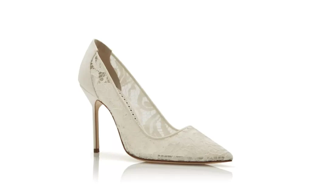 scarpe da sposa di pizzo 