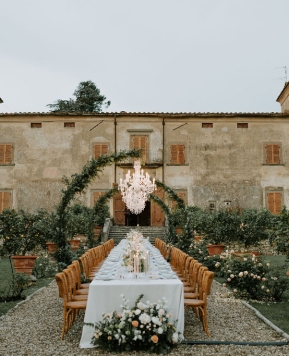 Grace e Marco, sogno luxury con le nozze in Toscana di Roberto Raspollini
