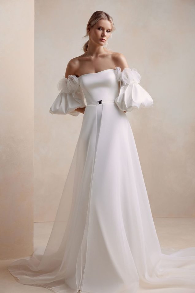 Abiti da sposa Elly Haute Couture 2025 minimal e raffinati