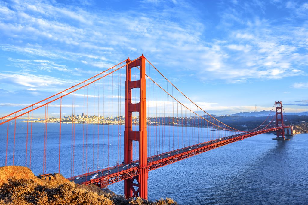 In questa foto il Golden gate di San Francisco