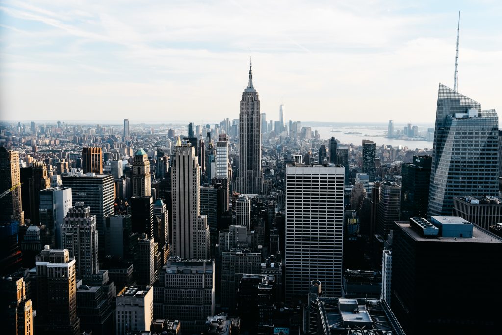 In questa imjmagine la città di New York negli Stati uniti