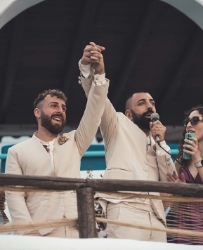 Celebrata ad Ustica la prima unione civile, il “Sì” di Tancredi e Fabio