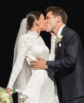 Matrimonio Federico Chiesa e Lucia Bramani, il Sì del calciatore in Toscana