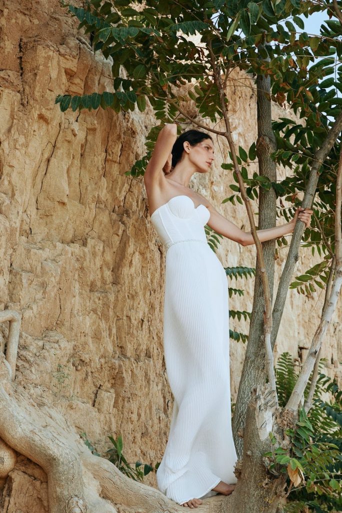 In questa foto abito da sposa Liretta