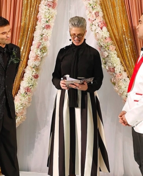 Matrimonio in passerella, il Sì dei designer JordanLuca alla Milano Fashion Week