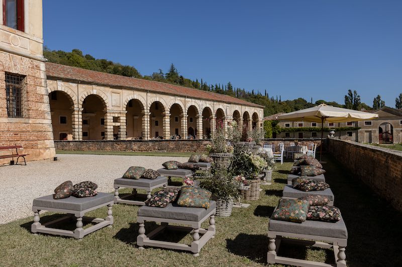 In questa foto uno scorcio di villa francanzan piovene location di matrimoni