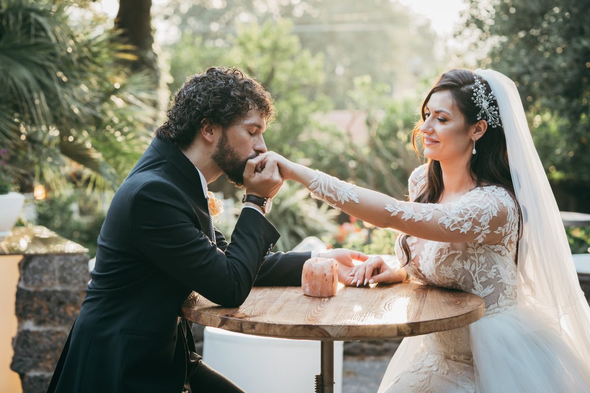 IN questa foto un matrimonio a taormina di alessandro grasso fotografo