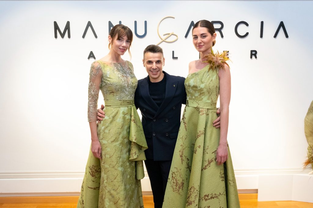 Manu Garcia all'inaugurazione del nuovo Atelier Manu Garcia a Barcellona