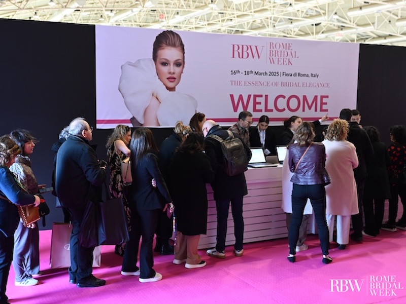 In questa foto, un momento della settima edizione della Rome Bridal Week