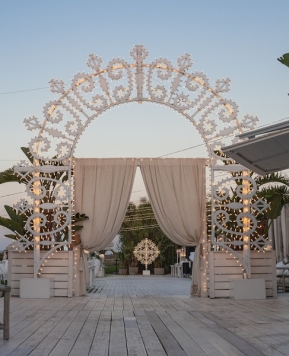 Paulicelli, le luminarie pugliesi ispirano allestimenti per matrimoni di lusso