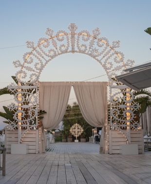 Paulicelli, le luminarie pugliesi ispirano allestimenti per matrimoni di lusso