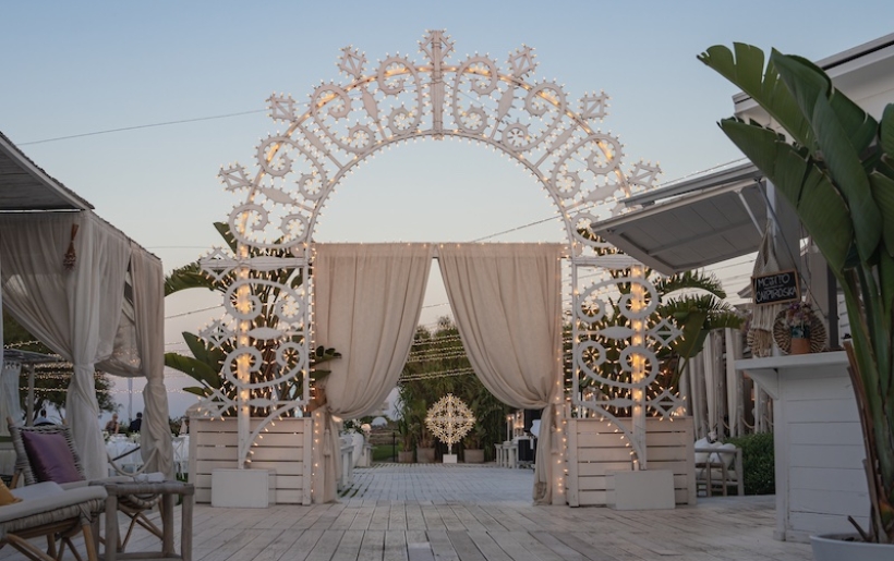 Paulicelli, le luminarie pugliesi ispirano allestimenti per matrimoni di lusso