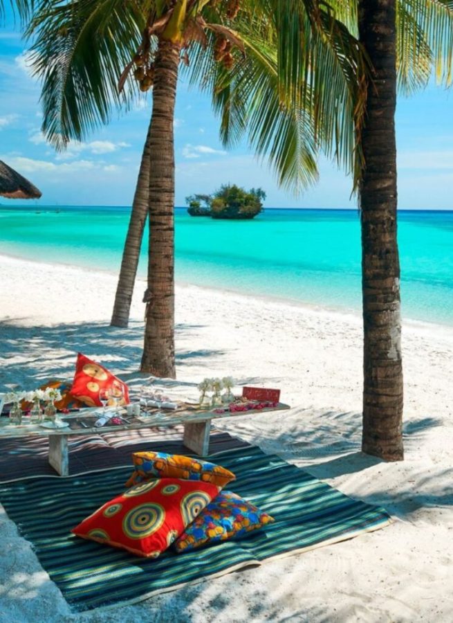 In questa foto la spiaggia dell'Isola di Pemba, in Tanzania