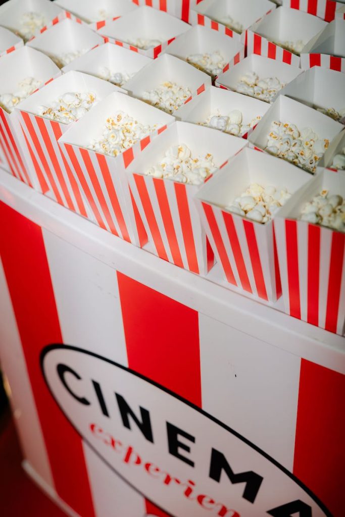 In questa foto, le box di popcorn personalizzata per un matrimonio dalla Wedding Planner Giorgia Pirro