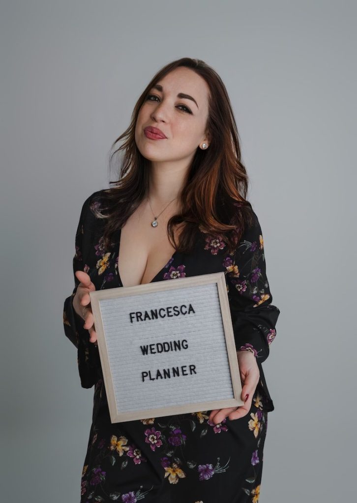 In questa foto, la Wedding Planner Francesca Cavallaro