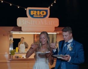 Amore, pasta e tonno: Rio Mare “ospite” speciale al matrimonio di due fan