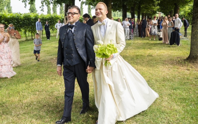 Eleganza in sfumature di verde, è il matrimonio di Alberto e Aldis firmato OttoQuattro Eventi