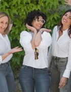 Come una pièce teatrale, il matrimonio Old Hollywood di Katharina e Chris