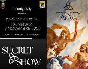 Con il Secret Show, Orazio Tomarchio presenta Trinity Parfum in Campania