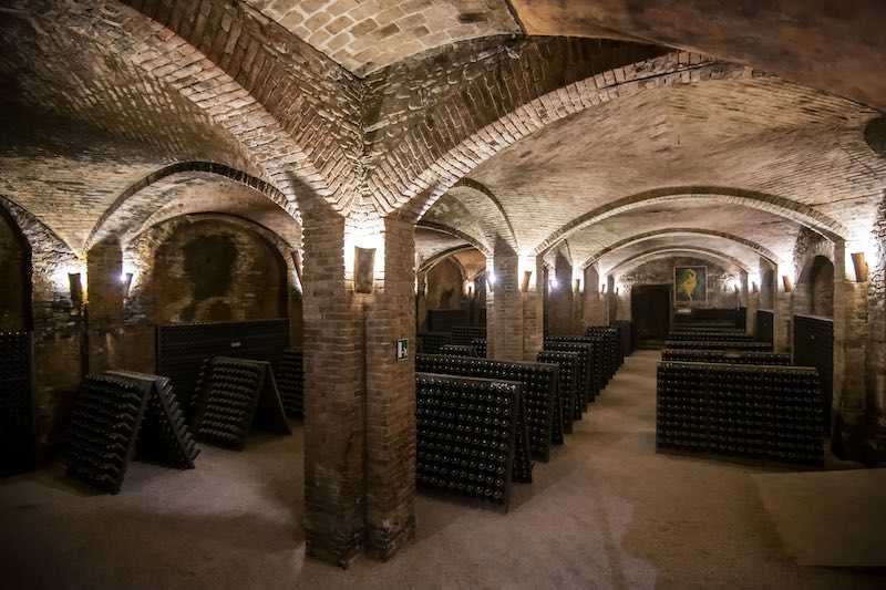 In questa foto, une delle Cattedrali Sotterranee di Canelli