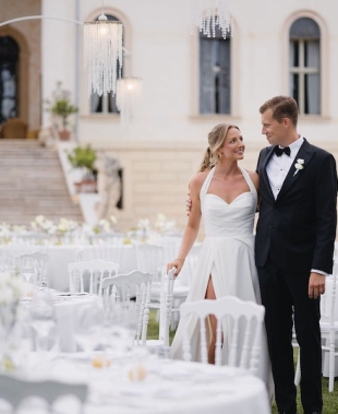 Un incontro tra Italia e Svezia: il matrimonio di Natalie ed Eric curato da Maison Mariage