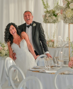 A Sorrento un sogno etereo e raffinato firmato da Stefano Miranda per il matrimonio di Serena e Rino