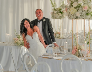 A Sorrento un sogno etereo e raffinato firmato da Stefano Miranda per il matrimonio di Serena e Rino