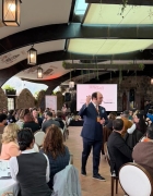 L’eleganza contemporanea della collezione cerimonia Luisa Spagnoli SS 2026