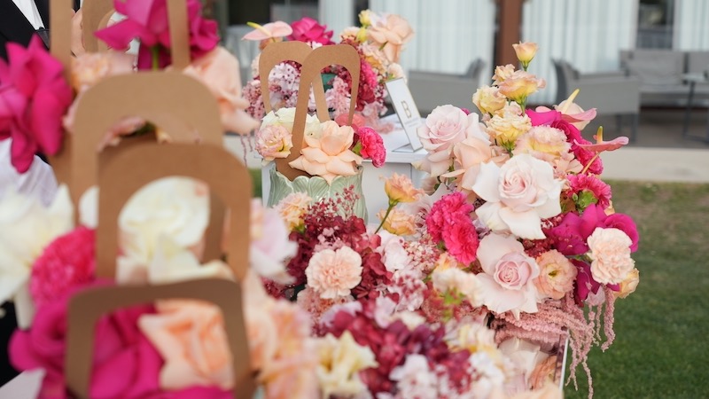Uno degli allestimenti floreali realizzati da Barbara Eventi per "Save The Wedding"