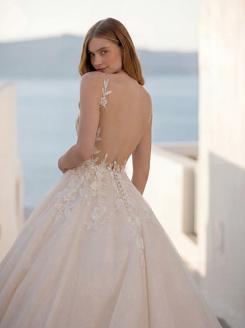 Abito spalle scoperte Morilee New York 2027