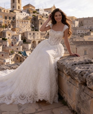 Abiti da sposa Monica Loretti 2027, una nuova idea di eleganza bridal